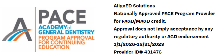 AGD PACE Approved Provider